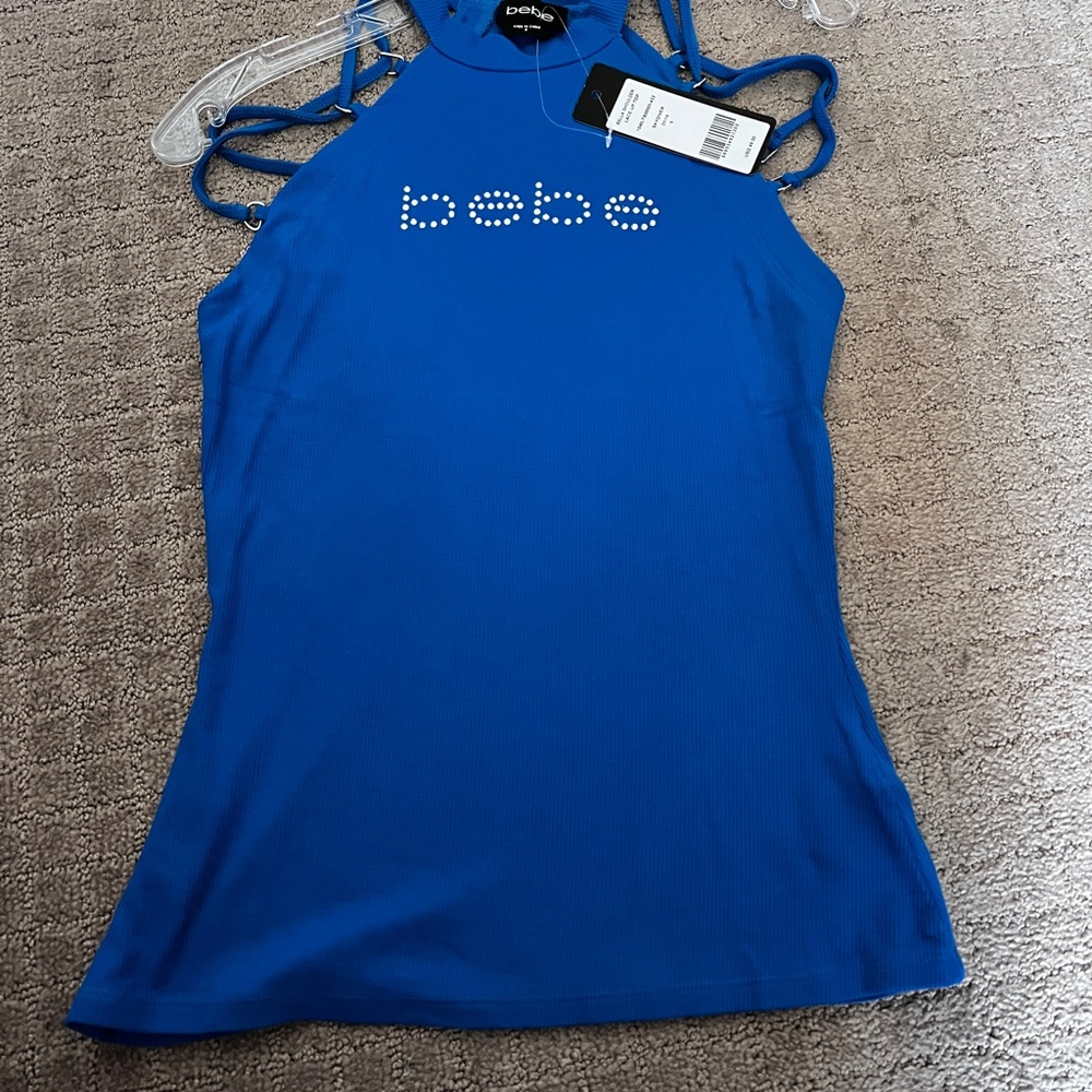 Bebe blue top